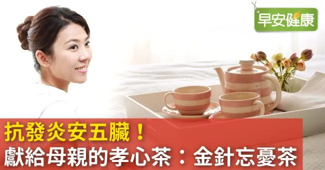 抗發炎安五臟！獻給母親的孝心茶：金針忘憂茶