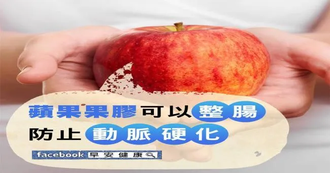 蘋果果膠可以整腸、防止動脈硬化