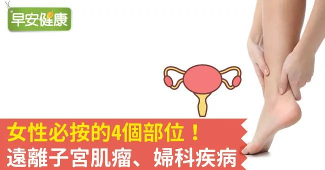 女性必按的4個部位！遠離子宮肌瘤、婦科疾病