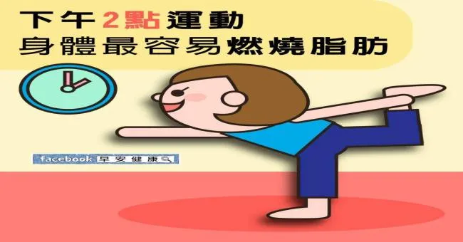 下午2點運動，身體最容易燃燒脂肪