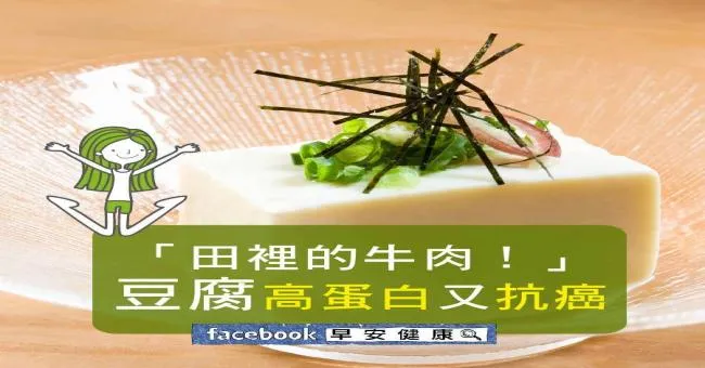 田裡的牛肉！豆腐高蛋白又抗癌