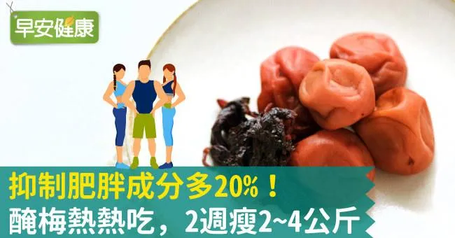 抑制肥胖成分多20％！醃梅熱熱吃，2週瘦2~4公斤