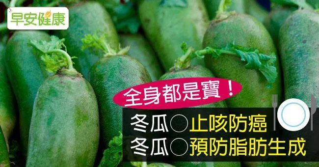 冬瓜一身都是寶！冬瓜不只是減肥聖品還止咳防癌