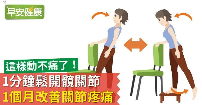 這樣動不痛了！1分鐘鬆開髖關節，1個月改善關節疼痛