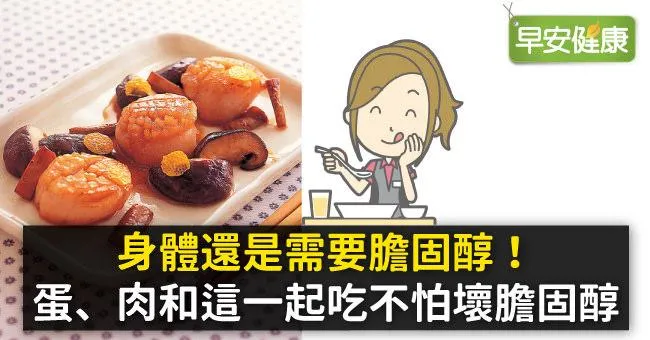 身體還是需要膽固醇！蛋、肉和這一起吃不怕壞膽固醇