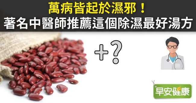 萬病皆起於濕邪！著名中醫師推薦這個除濕最好湯方