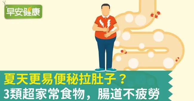 夏天更易便秘拉肚子？3類超家常食物，腸道不疲勞