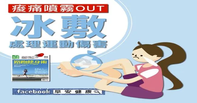 痠痛噴霧OUT！冰敷處理運動傷害