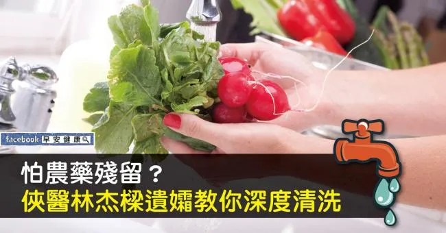 怕農藥殘留？俠醫林杰樑遺孀教你深度清洗