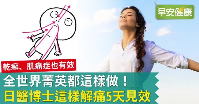 全世界菁英都這樣做！日醫博士這樣解痛5天見效