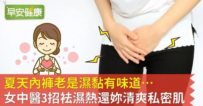 夏天內褲老是濕黏有味道…女中醫3招袪濕熱還妳清爽私密肌
