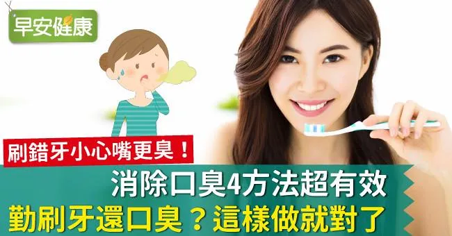 消除口臭4方法超有效！勤刷牙還口臭？這樣做就對了！