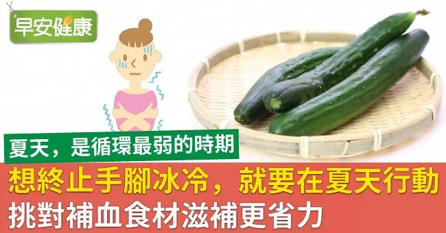 想終止手腳冰冷，就要在夏天行動！挑對補血食材滋補更省力