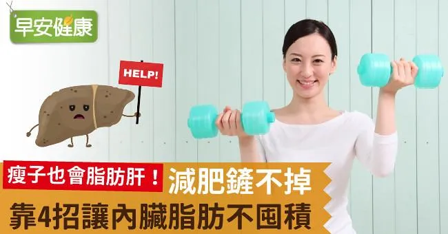 瘦子也會脂肪肝！減肥鏟不掉，靠4招讓內臟脂肪不囤積