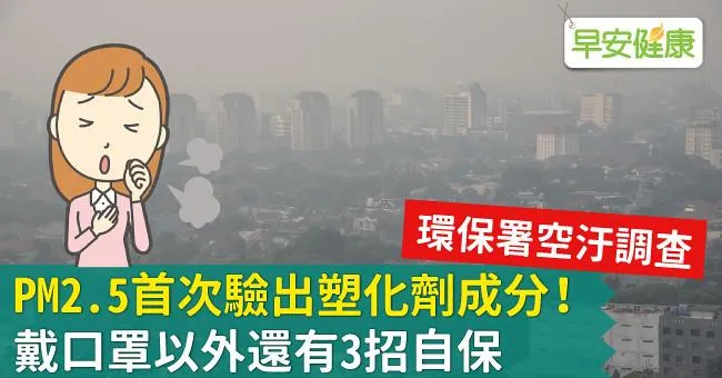 PM2.5首次驗出塑化劑成分！戴口罩以外還有3招自保