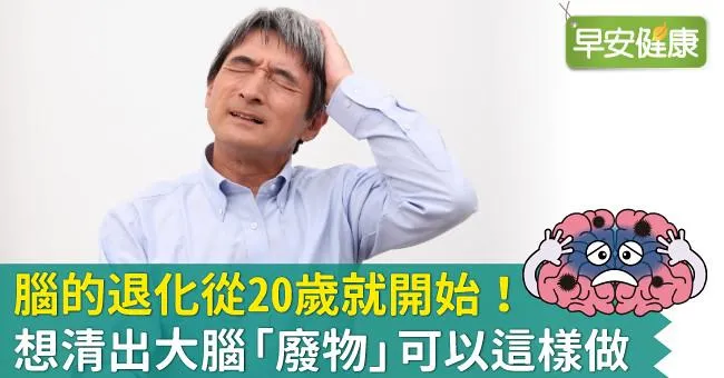 腦的退化從20歲就開始！想清出大腦「廢物」可以這樣做