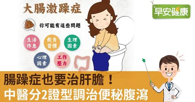 腸躁症也要治肝膽！中醫分2證型調治便秘腹瀉