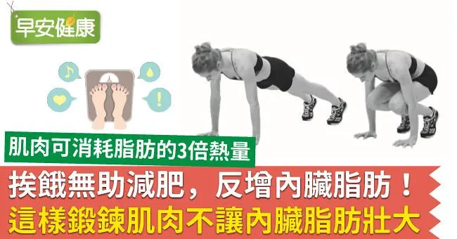 挨餓無助減肥，反增內臟脂肪！這樣鍛鍊肌肉不讓內臟脂肪壯大
