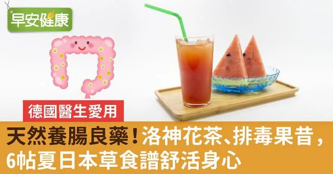 天然養腸良藥！洛神花茶、排毒果昔，6帖夏日本草食譜舒活身心