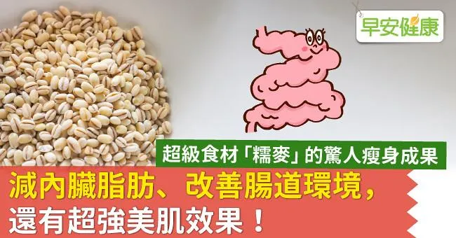 超級食材「糯麥」的驚人瘦身成果：減內臟脂肪、改善腸道環境，還有超強美肌效果！