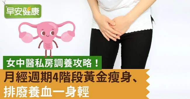 女中醫私房調養攻略！月經週期4階段黃金瘦身、排廢養血一身輕