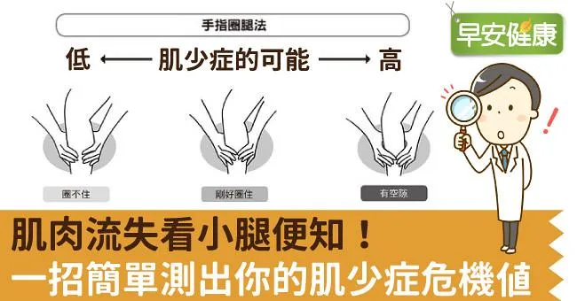 肌肉流失看小腿便知！一招簡單測出你的肌少症危機值