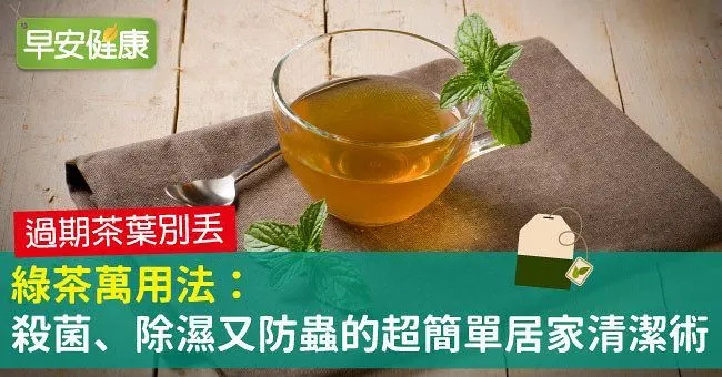 綠茶萬用法：殺菌、除濕又防蟲的超簡單居家清潔術