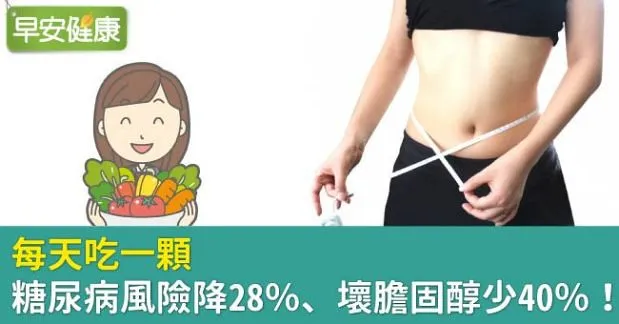 每天吃一顆，糖尿病風險降28％、壞膽固醇少40％！