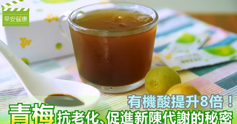有機酸提升8倍！ 青梅抗老化、促進新陳代謝的秘密