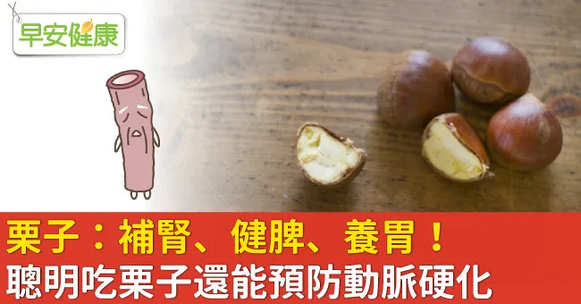 栗子：補腎、健脾、養胃！聰明吃栗子還能預防動脈硬化