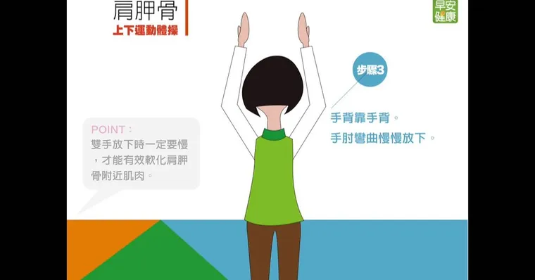 健康動一動：動動肩胛骨，消除胖胖後背贅肉