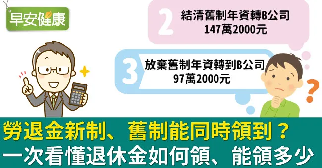 勞退金新制、舊制能同時領到？一次看懂退休金如何領、能領多少
