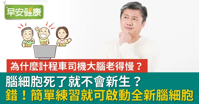 腦細胞死了就不會新生？錯！簡單練習就可啟動全新腦細胞