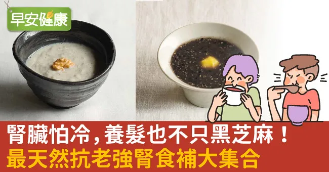 腎臟怕冷，養髮也不只黑芝麻！最天然抗老強腎食補大集合
