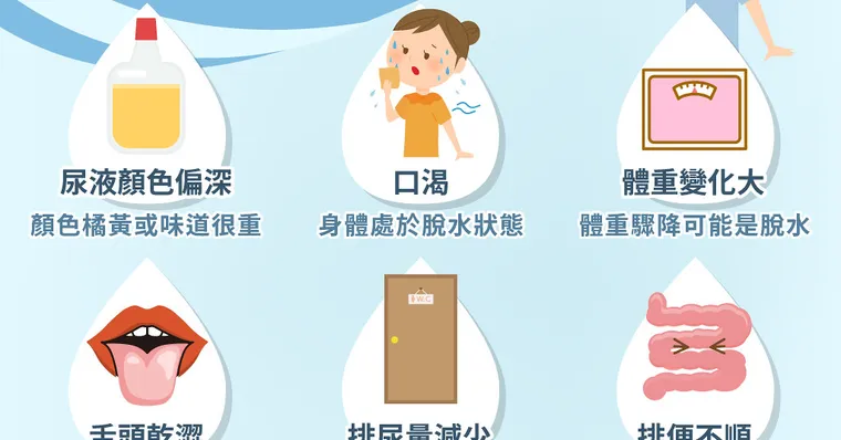 體重降低真的是變瘦嗎？6個警訊提醒你身體缺水了