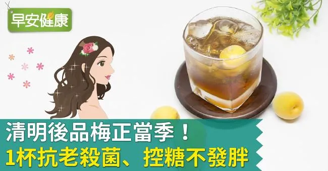清明後品梅正當季！1杯抗老殺菌、控糖不發胖