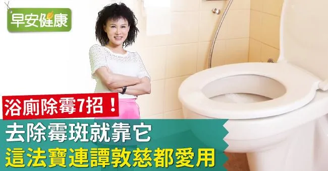 浴廁除霉7招！去除霉斑就靠它，這法寶連譚敦慈都愛用