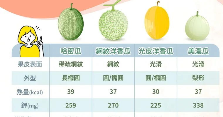 哈密瓜產季到！哈密瓜5種功效好處，怎麼挑怎麼切才會甜？