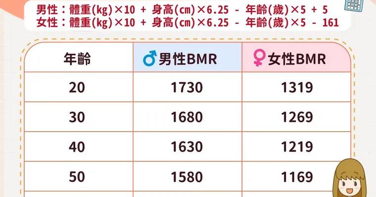 基礎代謝率越高越好嗎？一次看懂基礎代謝率標準表＆公式怎麼計算，提高基礎代謝率方法想減肥燃脂必看！