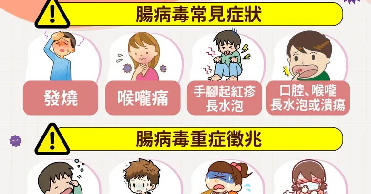 腸病毒症狀潛伏期與停課標準？腸病毒疹子大人多久會好？