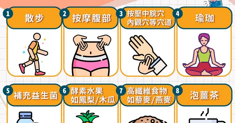 脹氣怎麼辦：一篇了解脹氣原因與10種改善方法