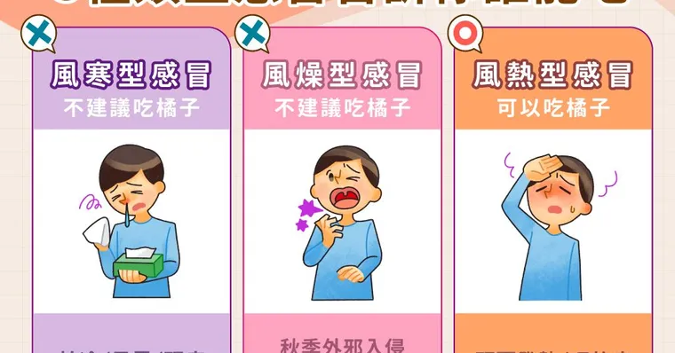 喉嚨痛、感冒可以吃橘子嗎？熱咳型感冒吃烤橘子好得快