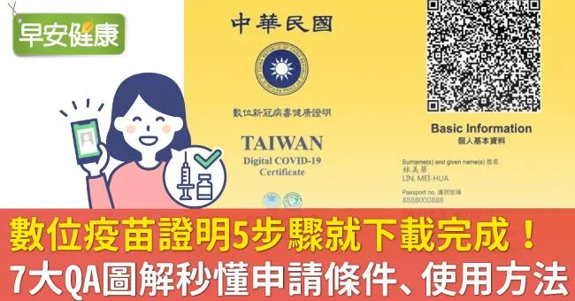 數位疫苗證明怎麼申請下載？哪裡可以用？疫苗護照使用方法7大QA圖解秒懂