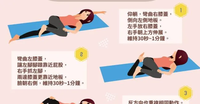 鎖骨、鼠蹊部有重要淋巴結！躺著伸展疏通淋巴阻塞，鬆開僵硬消水腫