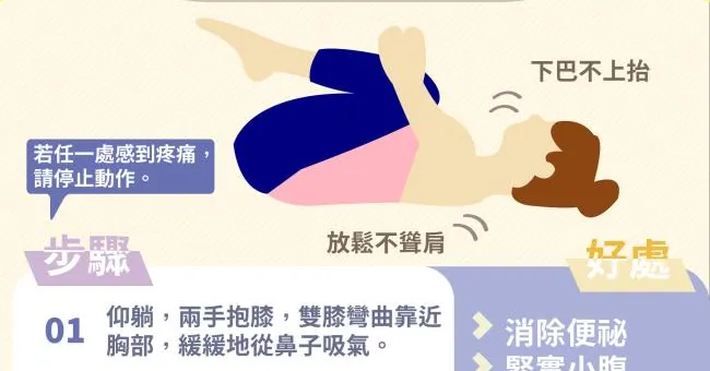 靜心瑜伽「抱膝式」，活化肺部呼吸功能、緊實小腹調整骨盆！