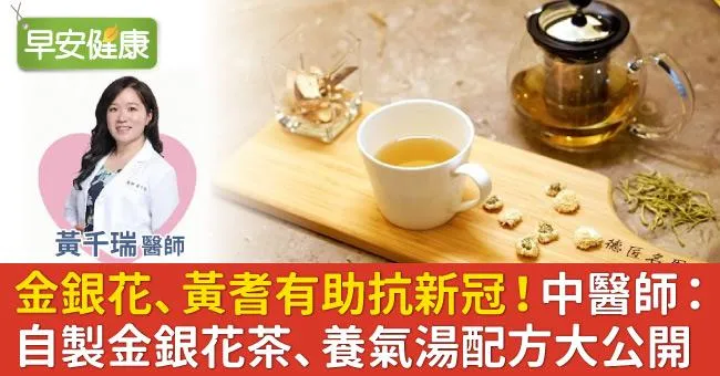 金銀花、黃耆有助抗新冠！中醫師：自製金銀花茶、養氣湯配方大公開