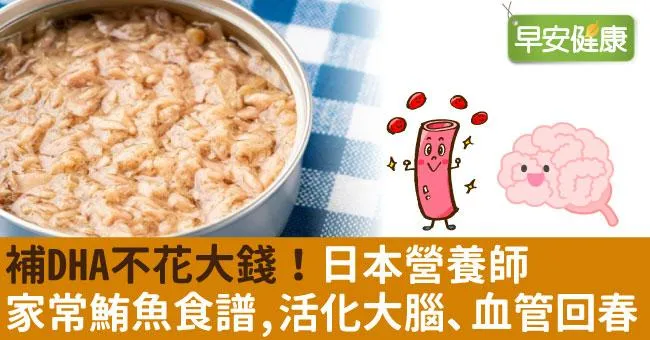 補DHA不花大錢！日本營養師家常鮪魚食譜，活化大腦、血管回春