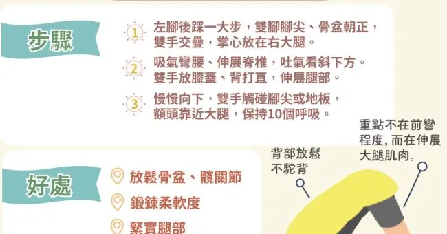 伸展雙腿就練瑜伽「金字塔式」！調整骨盆、緊實腿部、瘦小腹