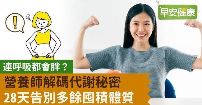 連呼吸都會胖？營養師解碼代謝秘密 28天告別多餘囤積體質