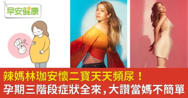 辣媽林珈安懷二寶天天頻尿！孕期三階段症狀全來，大讚當媽不簡單